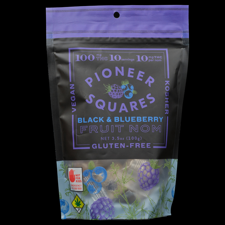 Black & Blueberry Pioneer Squares