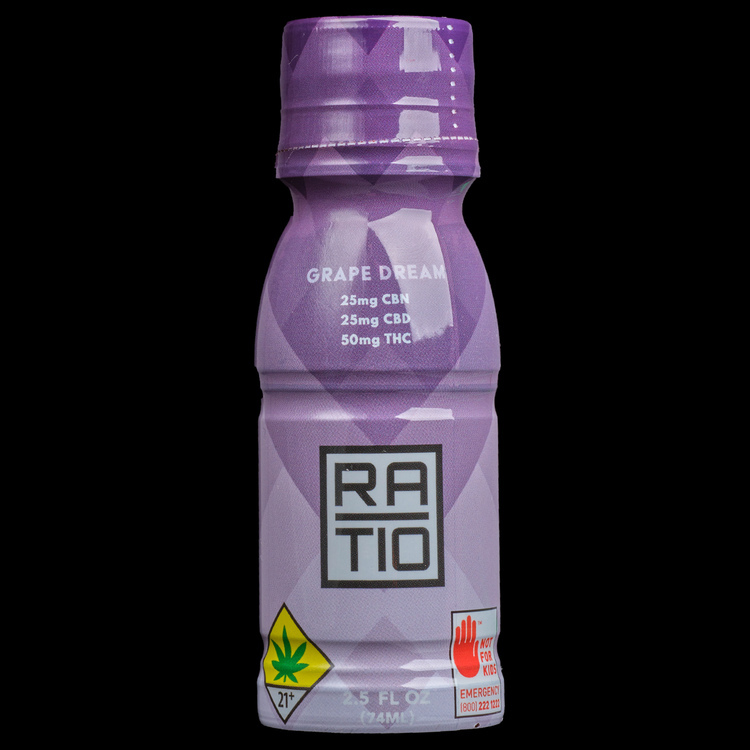 CBD 2:1 Grape Dream Beverage Shot W/ CBN