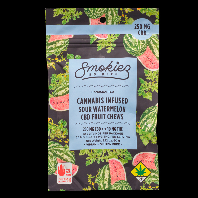 CBD 25:1 Sour Watermelon Fruit Chews