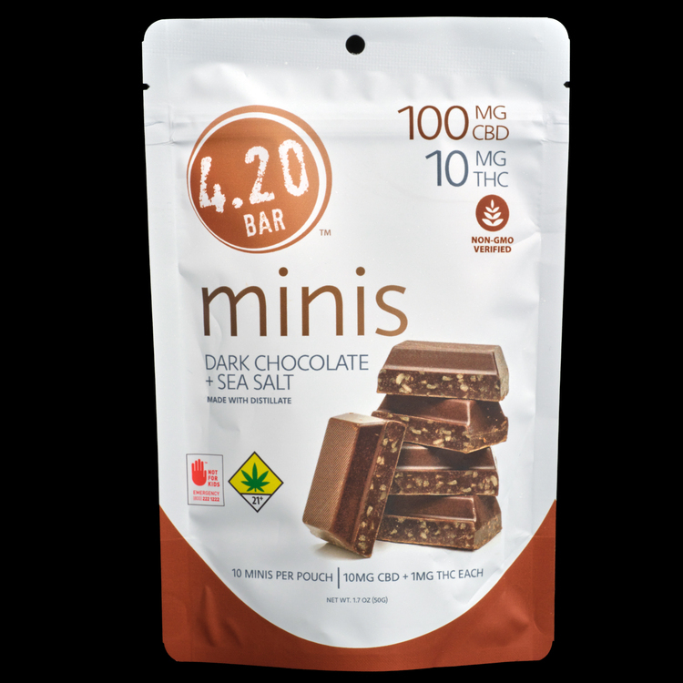 CBD 10:1 Sea Salt Dark Chocolates