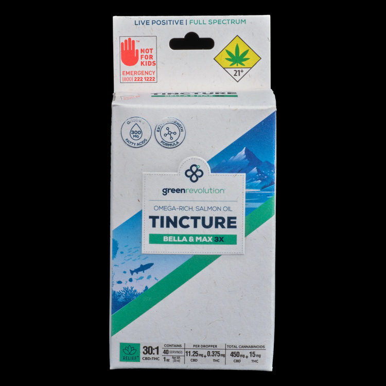 CBD 30:1 Bella & Max Salmon Flavored Tincture