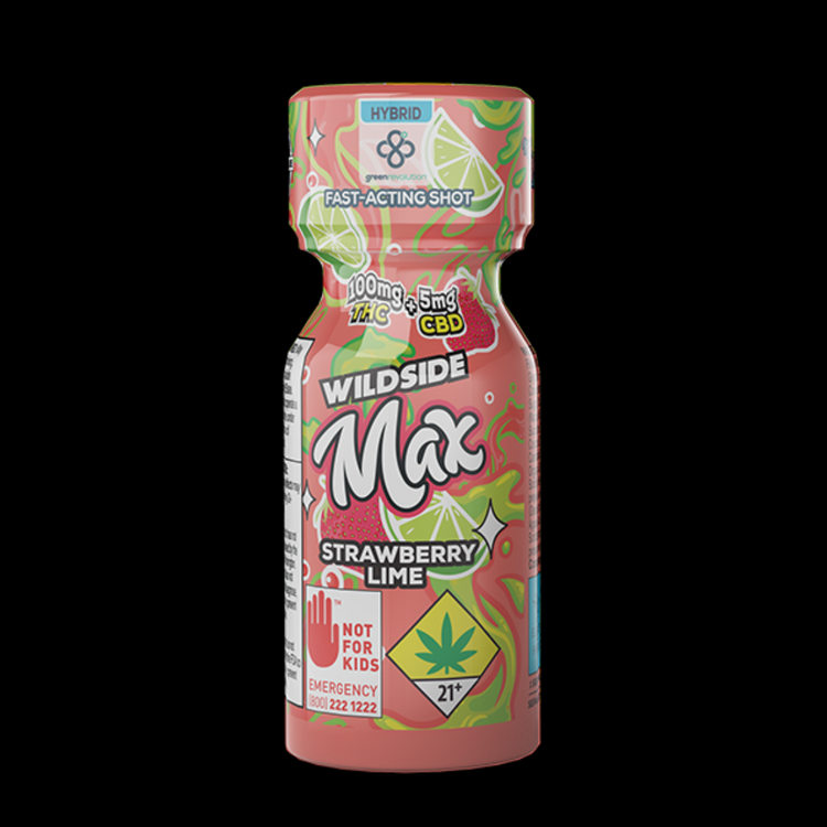 Strawberry Lime MAX Elevate with CBD Shot
