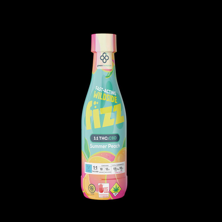 CBD 1:1 Summer Peach Nano Fizz Beverage