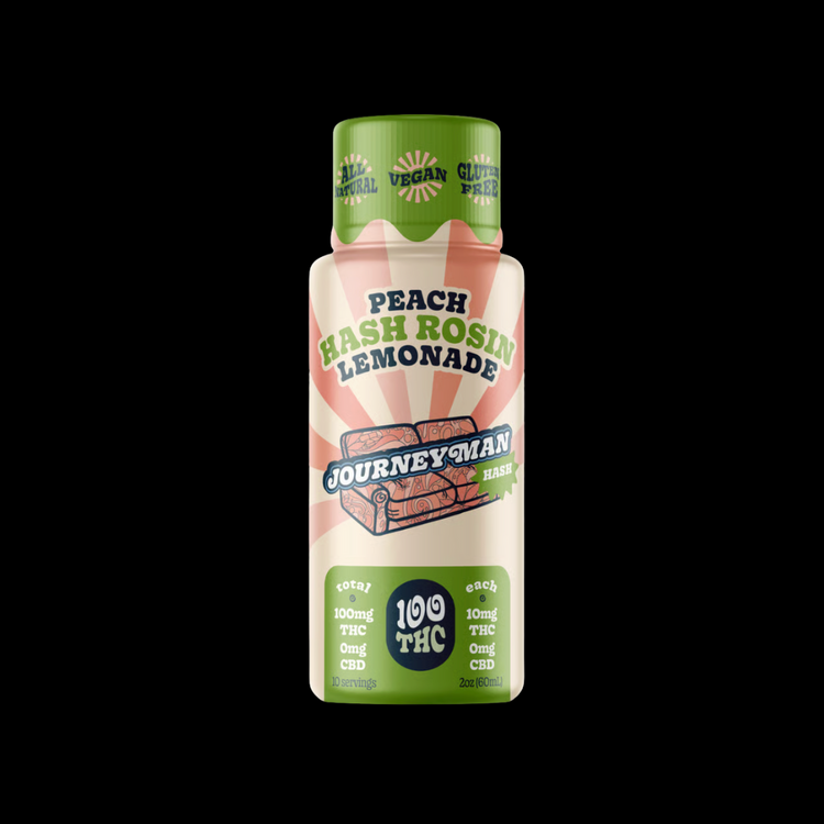 Peach Hash Rosin Lemonade Shot