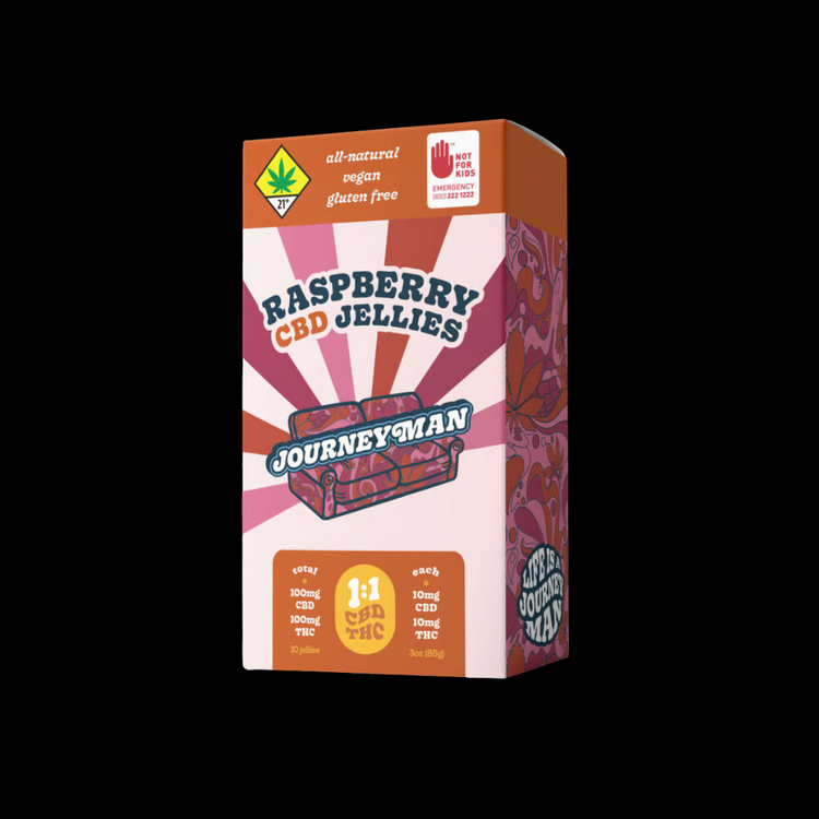 CBD 1:1 Raspberry Jellies
