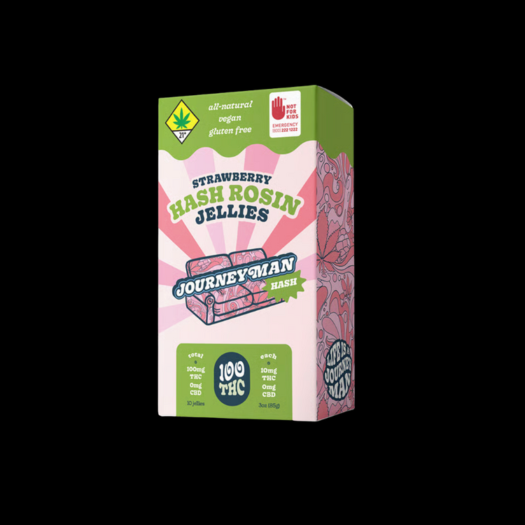 Strawberry Hash Rosin Jellies