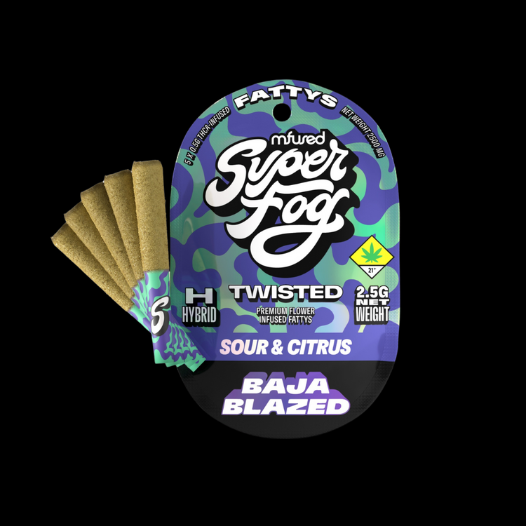 Baja Blazed Twisted Fatty Infused Pre Rolls