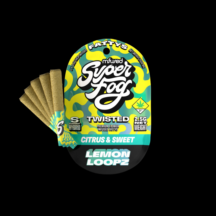 Lemon Loopz Twisted Fatty Infused Prerolls