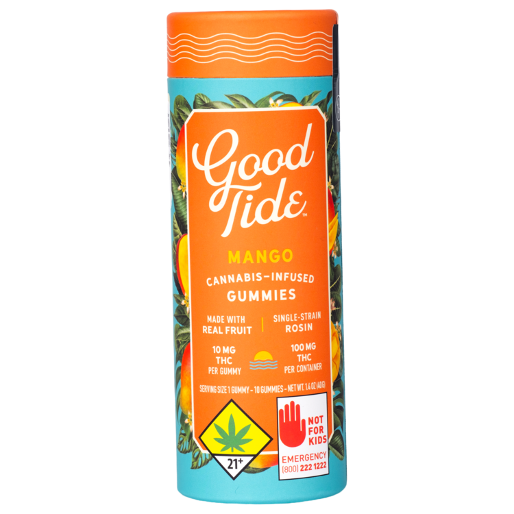 Mango Indica Solventless Hash Rosin Gummies