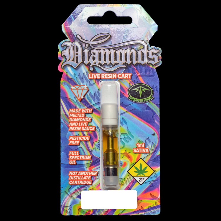 Apple Fritter Melted Diamonds Live Resin Cartridge