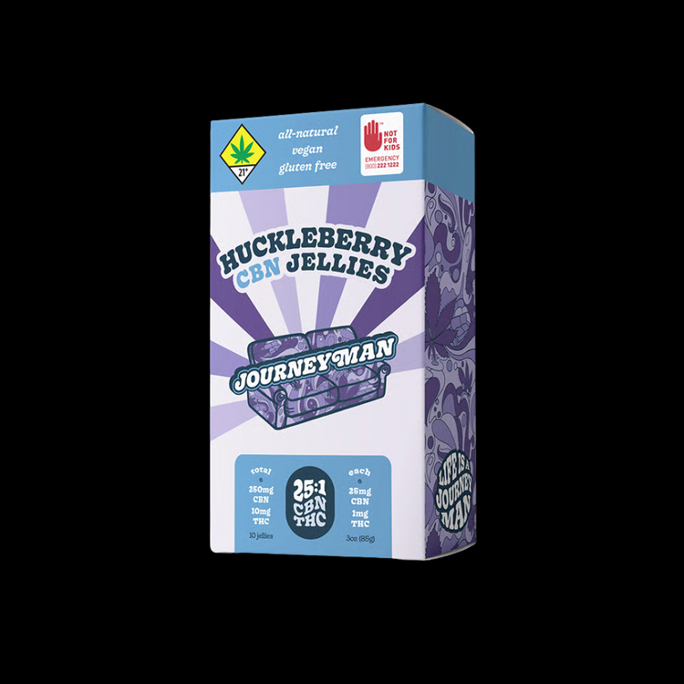 25:1 Huckleberry CBN Jellies