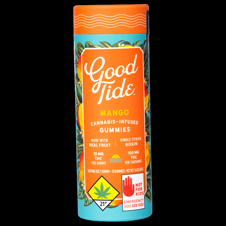 Mango Indica Solventless Hash Rosin Gummies