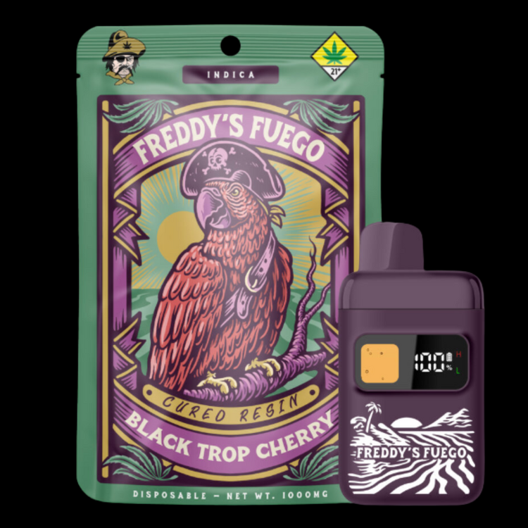 Black Trop Cherry Cured Resin Disposable Vape