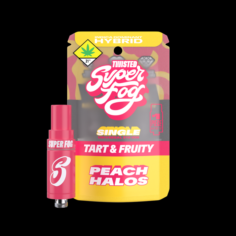 Peach Halos Twisted Disposable Vape
