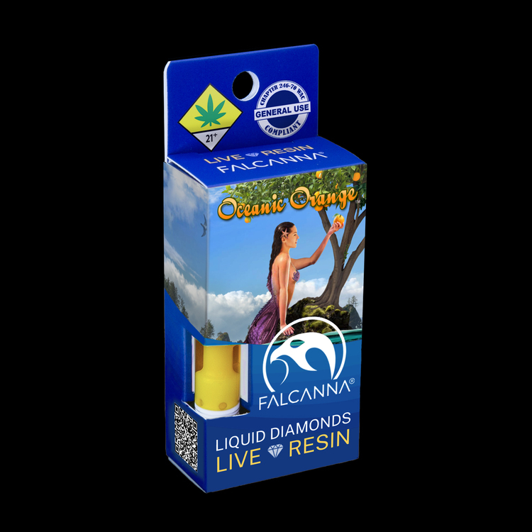 Oceanic Orange Live Resin Ceramic Cartridge