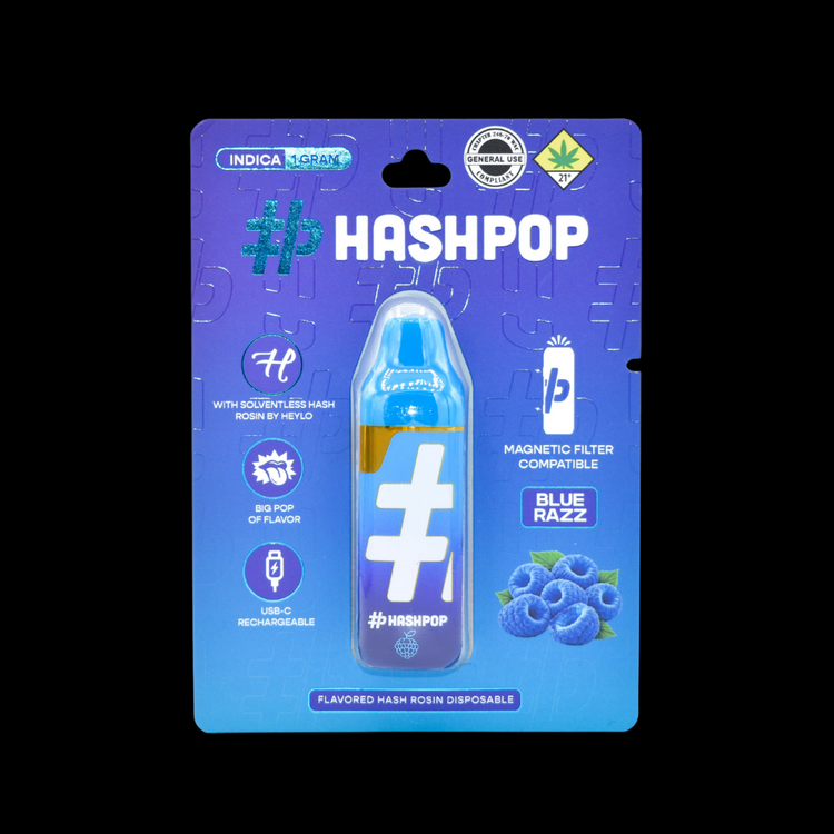 Blue Razz Flavored Hash Rosin Disposable Vape