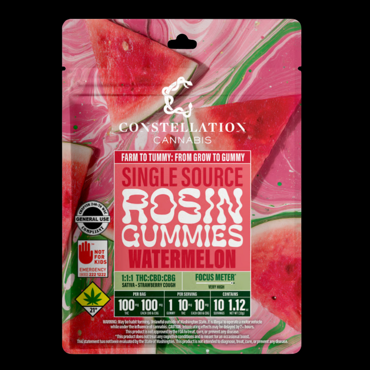 CBG1:1:1 Watermelon Gummies