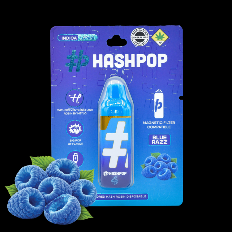 Blue Razz Flavored Hash Rosin Disposable Vape