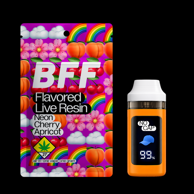 Neon Cherry Apricot Live Resin Disposable Vape