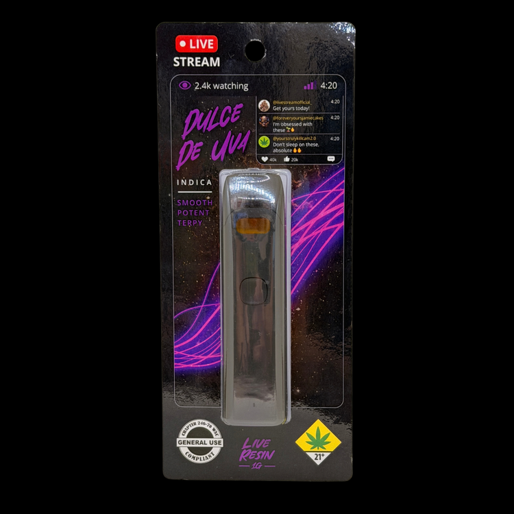 Dulce De Uva Live Resin All-In-One Vape