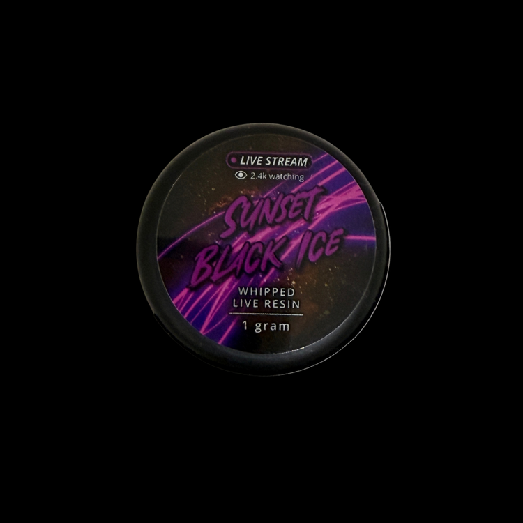 Sunset Black Ice Whipped Live Resin