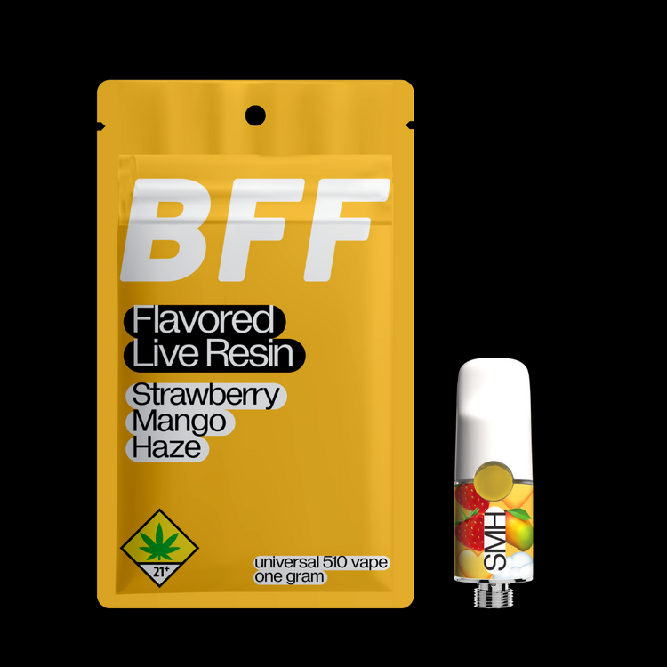 Strawberry Mango Haze BFF Flavored Live Resin Cartridge